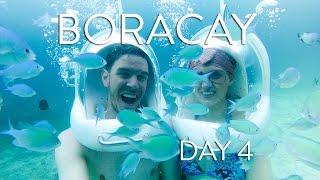 BORACAY  THE PHILIPPINES VLOG DAY 4  HELMET DIVING  PUKA BEACH [upl. by Odlaumor220]