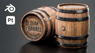 EASY Barrel Modeling and Texturing [upl. by Ellahcim964]