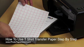 How To Use T Shirt Transfer Paper Step By Step [upl. by Rushing]