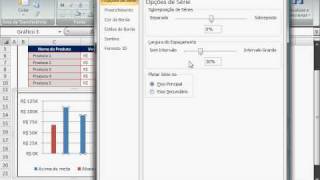 Excel 2007 Dashboarding Gráfico Condicional com elemento [upl. by Malcom]