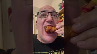 Perdue Air Fryer Ready Crispy Hot n Spicy frozen Chicken Wings review [upl. by Attenyl]