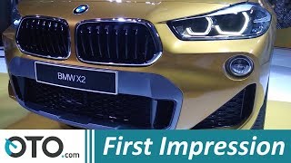 BMW X2  First Impression  Crossover Coupe Seperti Apa  OTOcom [upl. by Aihseit]