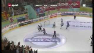 Jason Spezza First Goal for RapperswilJona during NHL Lockout  100612 [upl. by Gert]