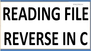 Reading a file in reverse in c HINDI [upl. by Auohs595]