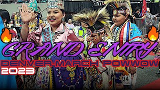 🔥🔥SATURDAY NIGHT LIVE SNL GRAND ENTRY🔥🔥 l DenverMarch Powwow 2023 [upl. by Waylan765]