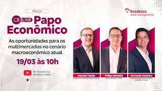 Multimercados e Cenário Macroeconômico  Live Papo econômico [upl. by Ocire]