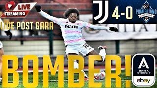 JUVENTUS WOMEN  Pomigliano 40  LINETH BOMBER POKER WOMEN UNA NOTTE IN VETTA LIVE POST G [upl. by Sirraj]