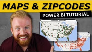 Zip Code and Heat Maps  Microsoft Power BI  Tutorial for Beginners [upl. by Nivag]