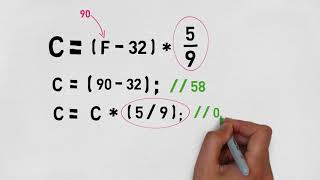 Problema convertir de grados fahrenheit a celcius [upl. by Haile970]