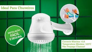 Conector de Emenda WAGO 221 para instalação de chuveiros elétrico [upl. by Alhahs]