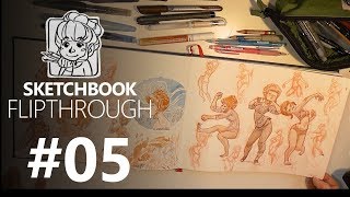 sketchbook flipthrough 4 SCHMOEDRAWS 14 [upl. by Orji]