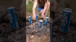 Reuse Aluminium Cans in a DIY Brazier♻️ [upl. by Athenian]