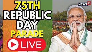 Republic Day Parade Live  PM Modi LIVE  Republic Day Parade Celebrations Take Center Stage  N18L [upl. by Nuhsed]