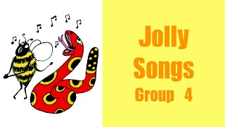 Jolly Song Group 4 quotaiquot quotjquot quotoaquot quotiequot quoteequot quotorquot with actions and letter formation [upl. by Barden697]