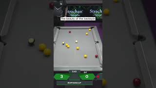 The beauty of a backspin shot billiards [upl. by Teragramyram573]