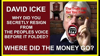 David Icke Secretly Resigns as Director of The Peoples Voice Confirmed by Companies House London [upl. by Htennek669]