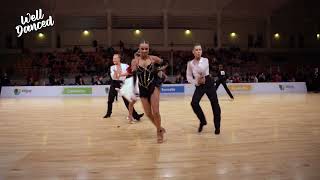 Shchurov amp Ignatyeva FIN  2023 WDSF World Championship Latin Junior II  Semi Final  Jive [upl. by Aerdno]