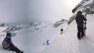 Whistler 33024 Entrance to Blackcomb Glacier Insta360 [upl. by Hepza]