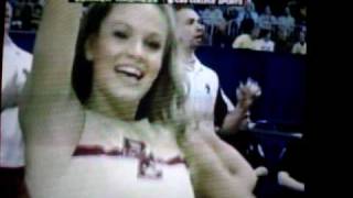 Boston College Cheerleaders on CBS [upl. by Hebel]