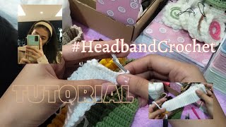 CROCHET HEADBAND  easy pattern  classy headband [upl. by Onirefez]