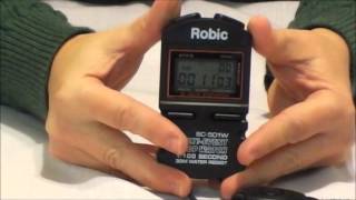 Robic SC501W Stopwatch [upl. by Otho]