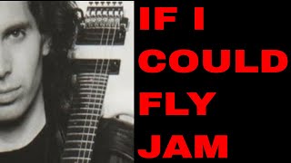 If I Could Fly Joe Satriani Style Rock Guitar Jam Track G Major [upl. by Betsy529]