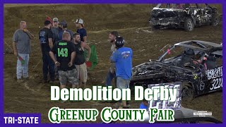 Demolition Derby  Greenup County Fair Kentucky [upl. by Hahseram]