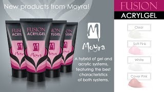 New Products From Moyra FUSION ACRYLGEL [upl. by Bever332]