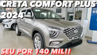 Hyundai Creta Comfort Plus 2024  O MELHOR CustoBenefício da Linha 2024 do Creta 4K [upl. by Iago141]