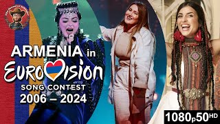 Armenia 🇦🇲 in Eurovision Song Contest 20062024 [upl. by Sabra]