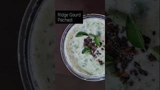 Ridge Gourd Pachadi  Heerekayi Pachadi  Traditional Recipe food recipe indian cooking [upl. by Yeslek94]