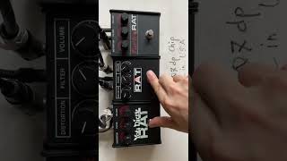 quotI like RAT2 How about youquot YDR vs RAT2 vs Turbo RAT Pedal Comparison Short Demo RAT shorts [upl. by Salis]