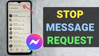 How To Stop Receiving Message Request On Facebook Messenger  Full Guide [upl. by Cathe]