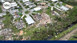 Hurricane Milton leaves death and destruction in its wake in Florida [upl. by Janice680]