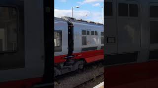 Class 755 leaving Lowestoft station lowestoft class755 britishrail britishrailways trains [upl. by Inohs]