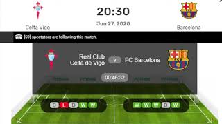 Barcelona vs Celta De Vigo Live Scores amp Commentary [upl. by Iorgo]