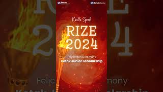 RIZE 2024 Teaser—Empowering Future Leaders at Kotak Education Foundation [upl. by Storer540]