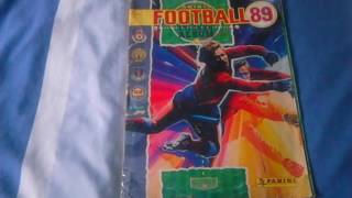 Panini Football 89 Sticker Album Complete [upl. by Ocnarfnaig]