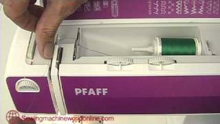 Threading a Pfaff Sewing Machine Selectmov [upl. by Otrepur]