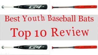 Best Youth Baseball Bats Top 10 Review 2016 [upl. by Deerdre]