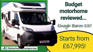 Affordable motorhome with big features for just £67995  Elnagh Baron 530 [upl. by Laoj]