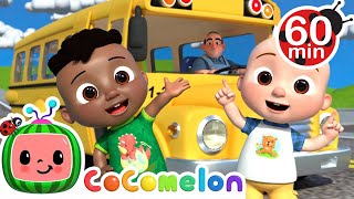 Wheels on the bus  CoComelon  Kids Cartoons amp Nursery Rhymes  Moonbug Kids [upl. by Tap]