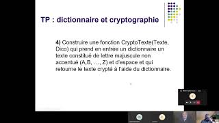 TP dictionnaire Python et cryptographie partie 2 [upl. by Hambley181]