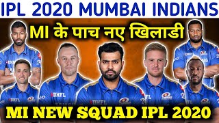 IPL 2020 MI TEAM NEW SQUAD  MUMBAI INDIANS IPL 2020 [upl. by Neelyar]