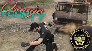 Crazy SelfDriving RV Pursuit  OCRP Police Dept  GTA 5 RP [upl. by Ttenaj]