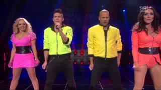 Alcazar amp Danny Saucedo  Alcazar Medley Live  Melodifestivalen 2013  semi [upl. by Noyr]