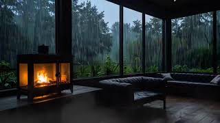 Sounds Rain and Thunder on Window ⛈ Overcome Insomnia Relax Study Reduce Stress Dispel Fatigue [upl. by Ahseen]