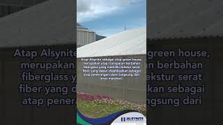 Atap Fiberglass Alsynite Untuk Greenhouse [upl. by Chem]