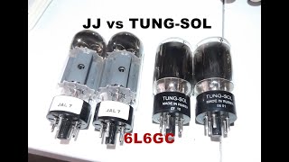 JJ 6L6GC vs TUNG SOL Re issue 6L6GC tube comparison tone test [upl. by Ihel]