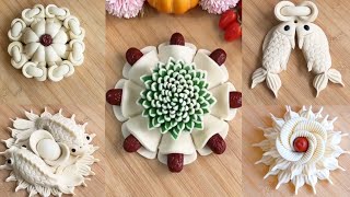 🥰 Satisfying And Yummy Dough Pastry Ideas ▶ 🍞Chinese Dragon Bread Bird Bread Frog Bread [upl. by Yeldarb478]